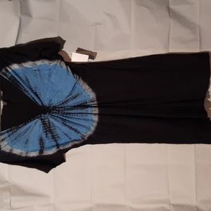 Bisou Bisou tie dye tunic top size xl